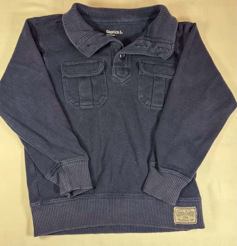 Gap Kids Size S Navy Polo Sweater